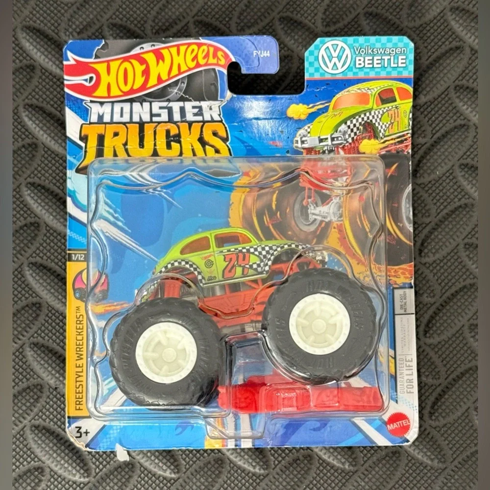 Mixed Lot Of 5 Toy Monster Truck & Star Wars Cars Hot Wheels Mattel‎